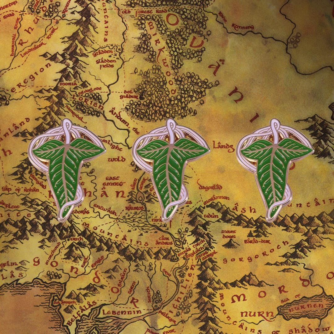 THREE PIECES | Leaves of Lorien Brooch