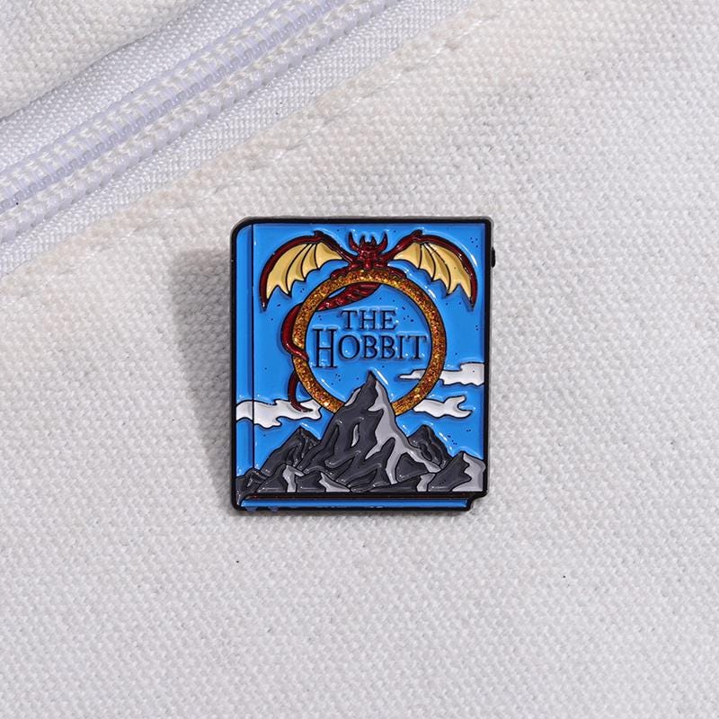 The Hobbit Book Enamel Pin