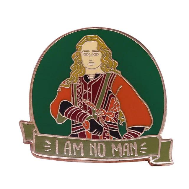 I Am No Man Pin
