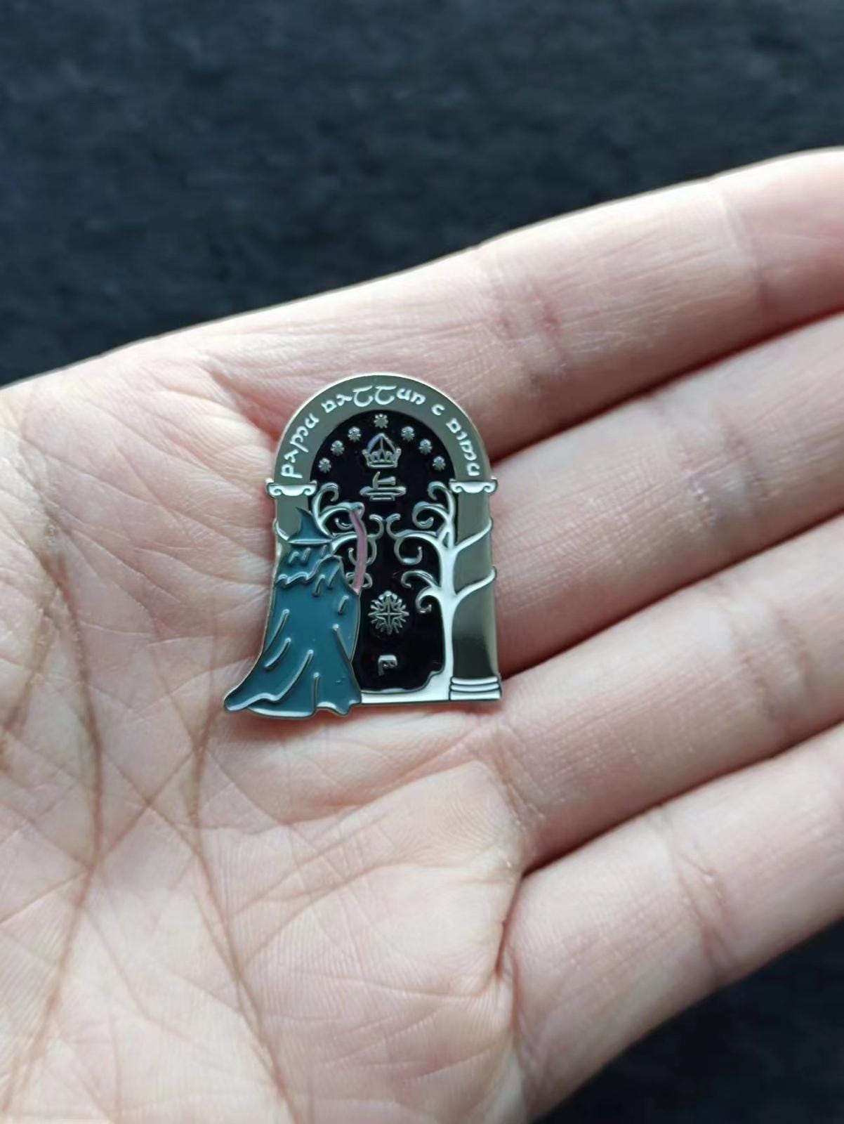 Moria Gate Enamel Pin