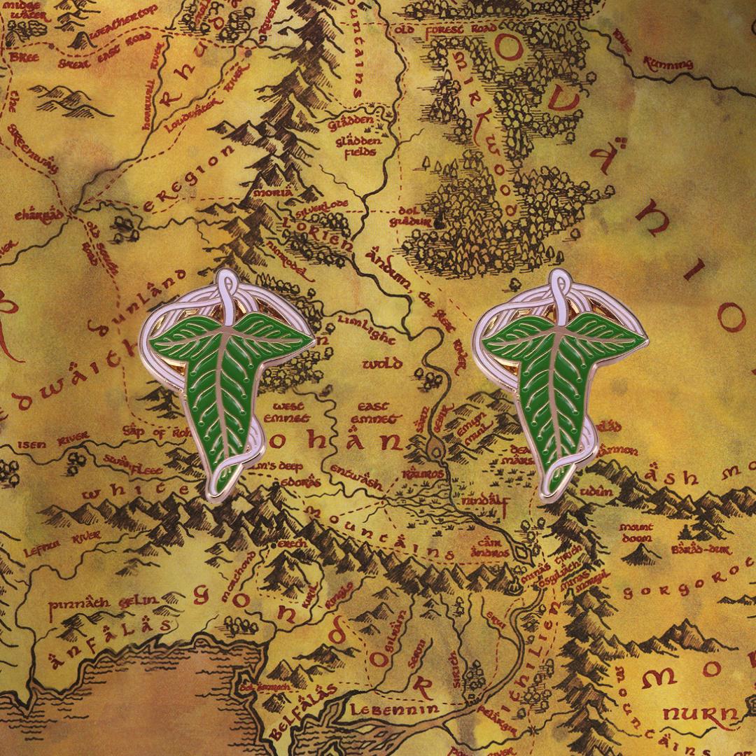 TWO PIECES | Leaves of Lorien Brooch